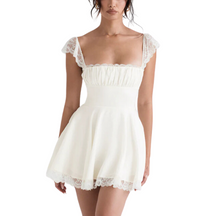 Vestido Corsé con Encaje