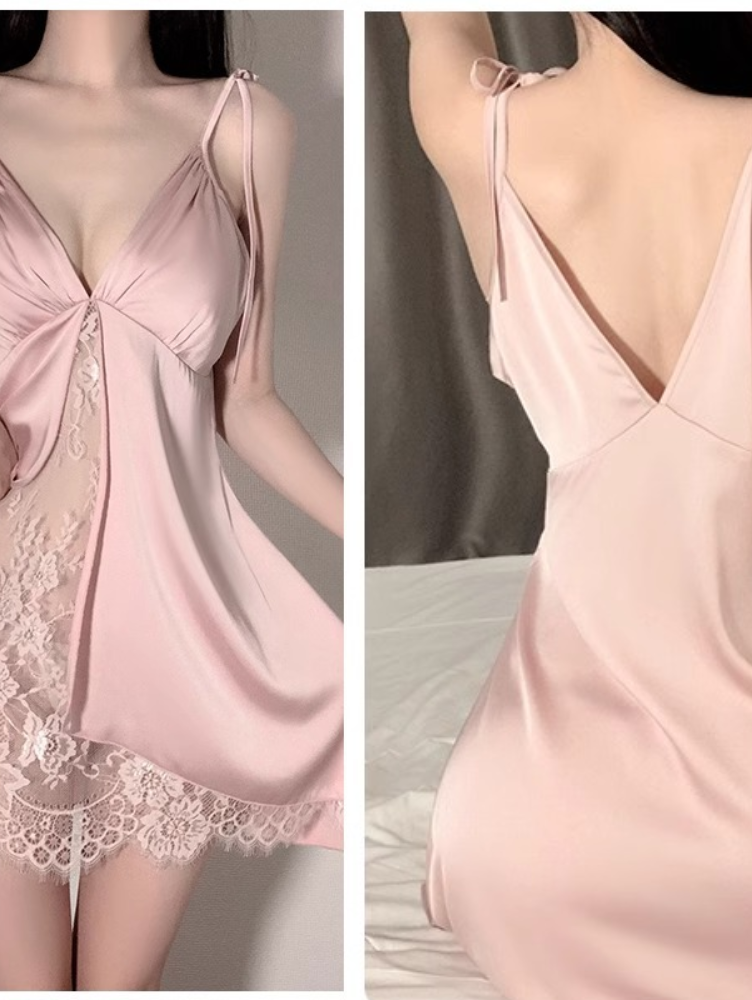 Camisón de encaje seductor