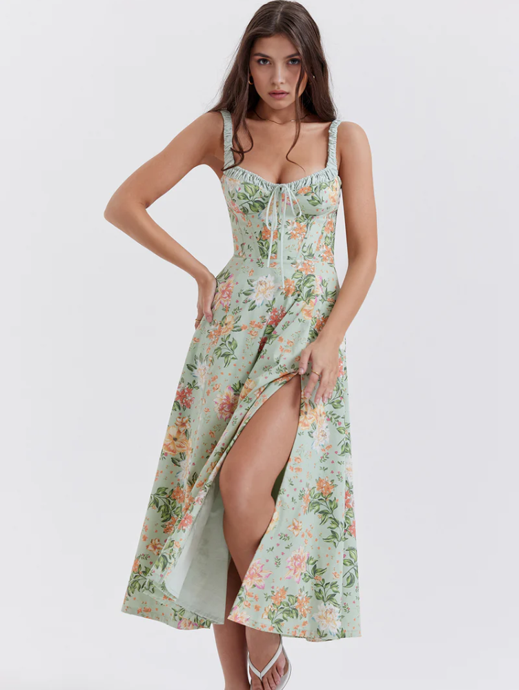 Vestido Corsé Floral