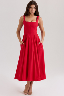 Vestido clásico en forma de V