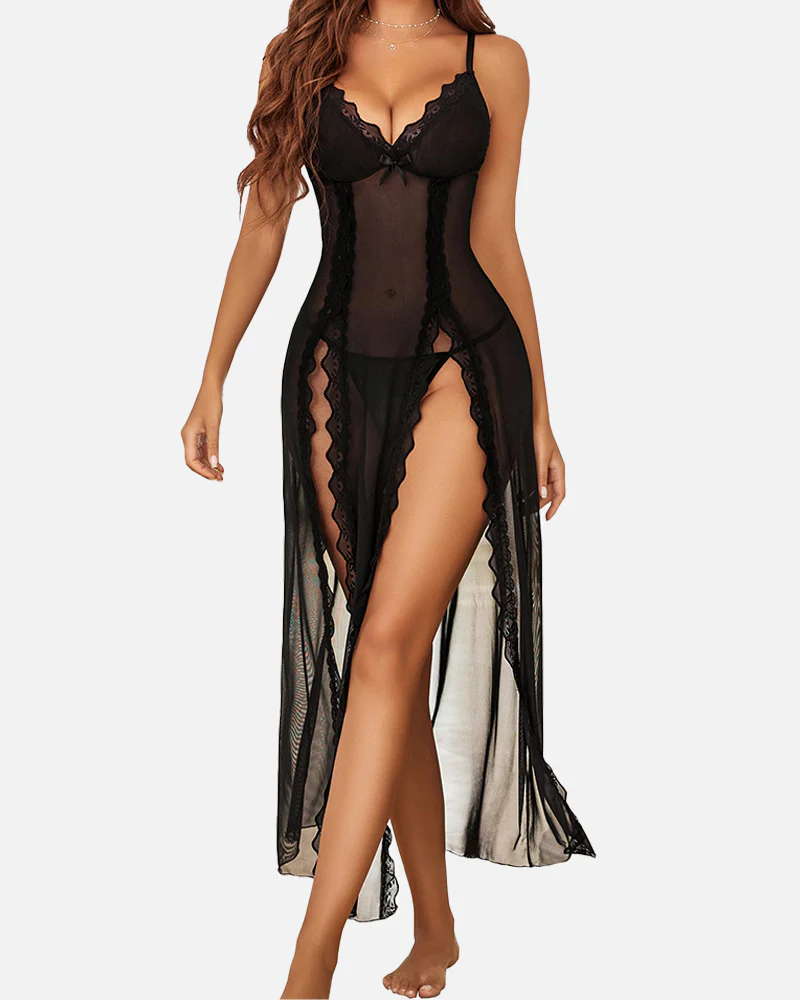 Camisón Largo Transparente